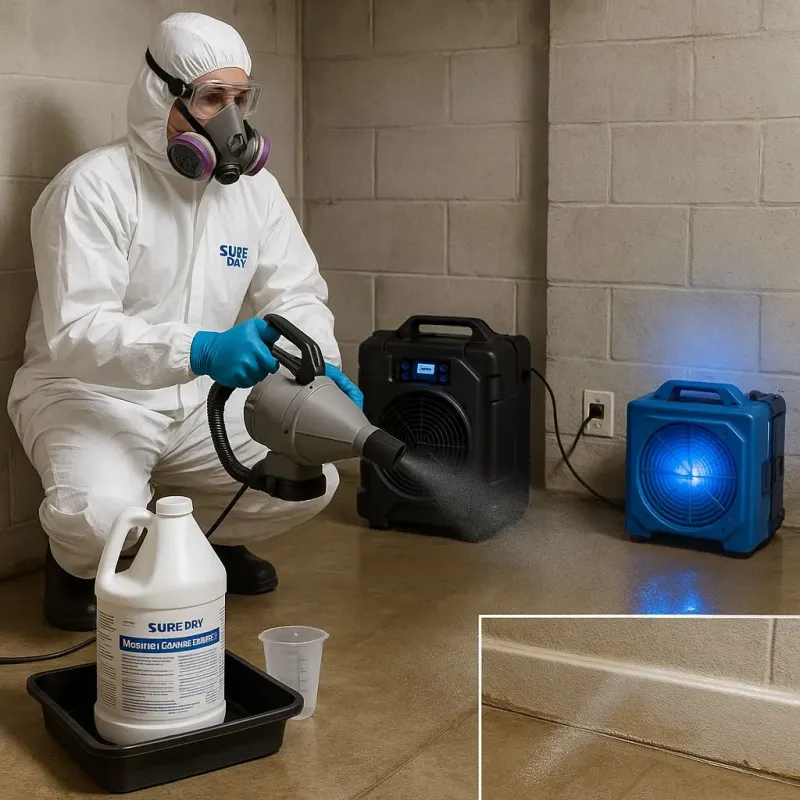 Sanitization and Odor Removal process in Louisville, OH